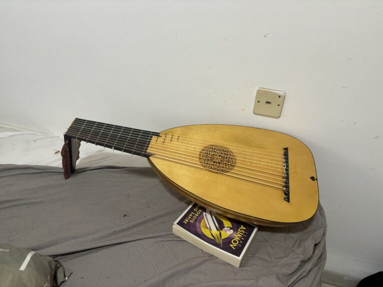 Lute by James Marriage (2009) after Hans Burkholzer Fussen